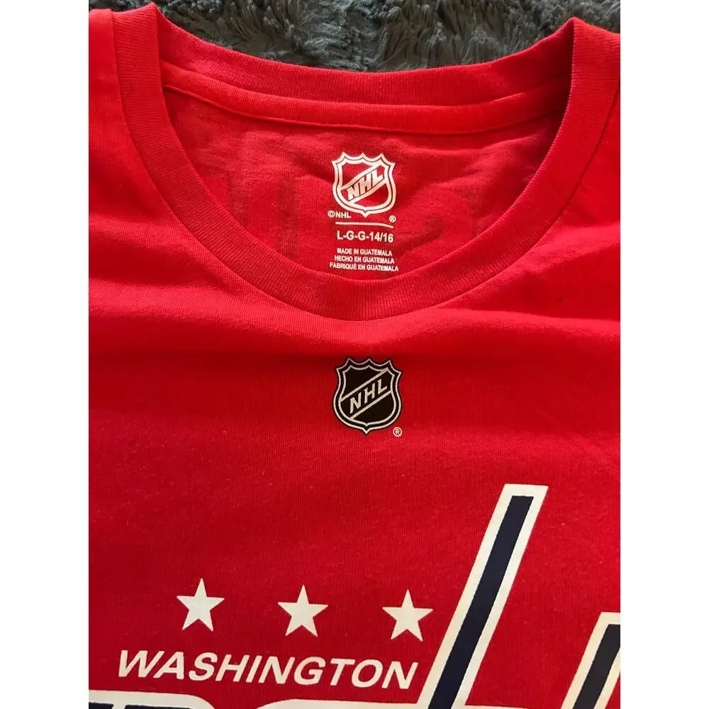 Washington Capitals Oshie #77 NHL Youth Large Red T-Shirt (NWT)